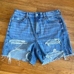 American Eagle Baggy Mom Short Denim Jean Shorts